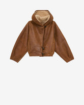 Manteau Amiel en peau lainée